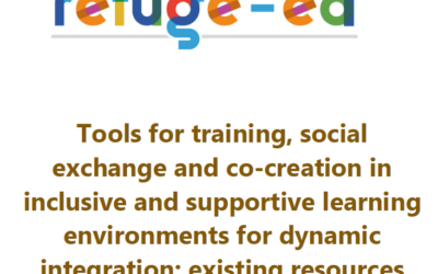 Tools for training, social exchange and co-creation in inclusive and supportive learning environments for dynamic integration: existing resources and pending challenges